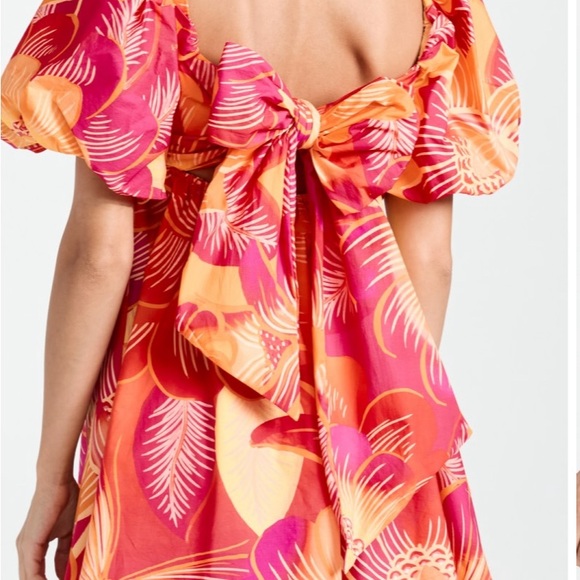 NWT Farm Rio mini Dresses Farm Rio Summer Garden Ombre Mini Dress SIZES L- XL - Picture 2 of 4